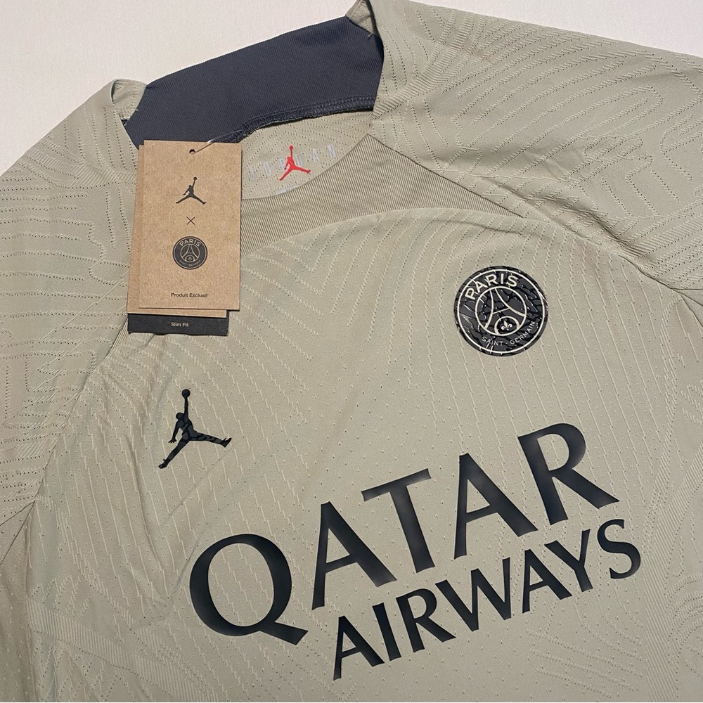Nike Dri-Fit ADV Jordan PSG Strike Jersey Men M SLIM Paris Saint Germain Soccer